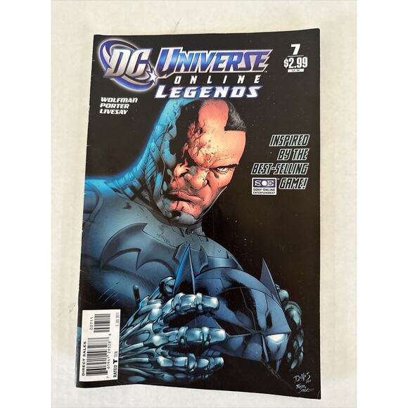DC Universe Online Legends DC Comic Lot Of 6 #s 7-12 VF/NM - Picture 2 of 7